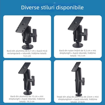 Suport fix pentru echipament de pescuit pe barcă, compatibil cu sonare Hummingbird, Lawrence și Garmin pentru plotere de hărți