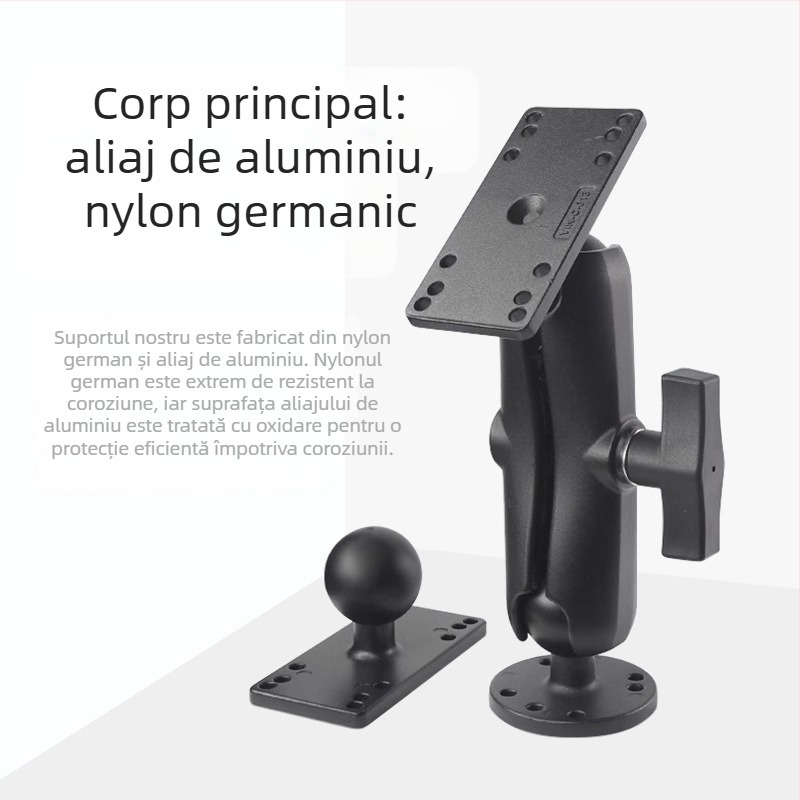 Suport fix pentru echipament de pescuit pe barcă, compatibil cu sonare Hummingbird, Lawrence și Garmin pentru plotere de hărți