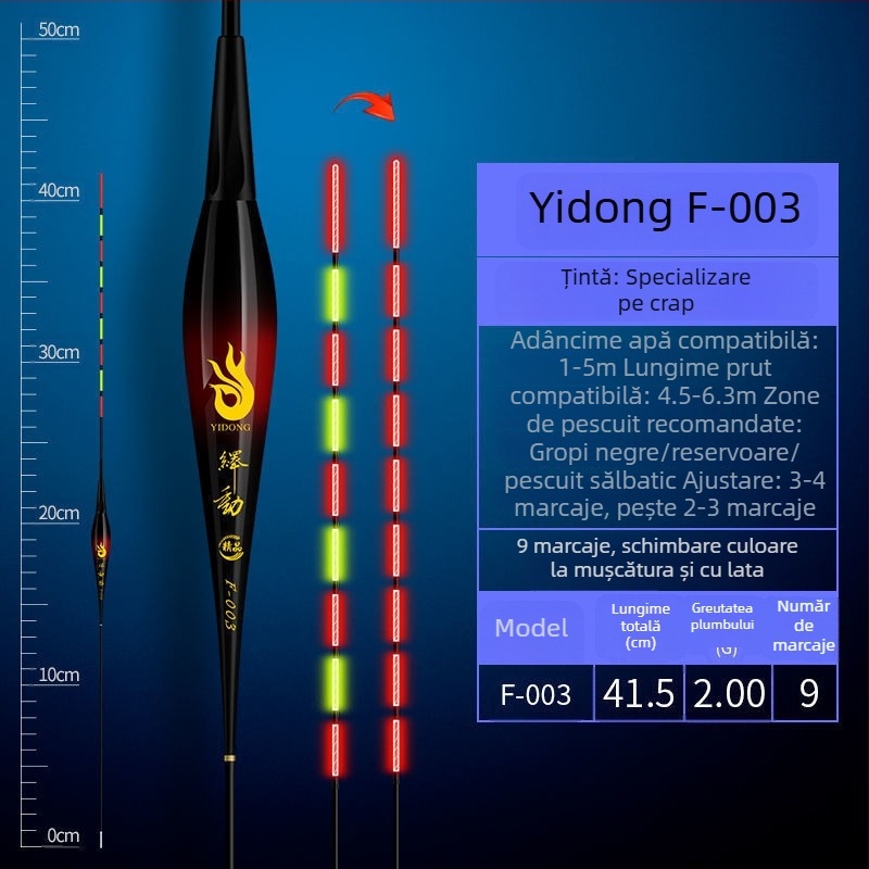 Plută verticală pentru pescuit, material compozit, plute de pescuit — Powerful Merchant