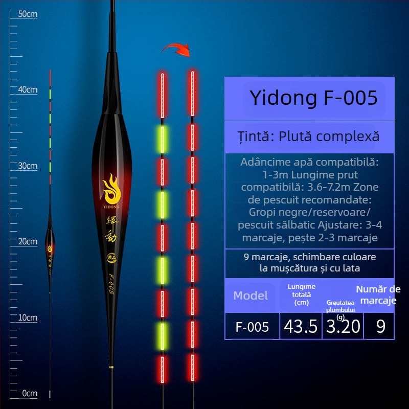 Plută verticală pentru pescuit, material compozit, plute de pescuit — Powerful Merchant