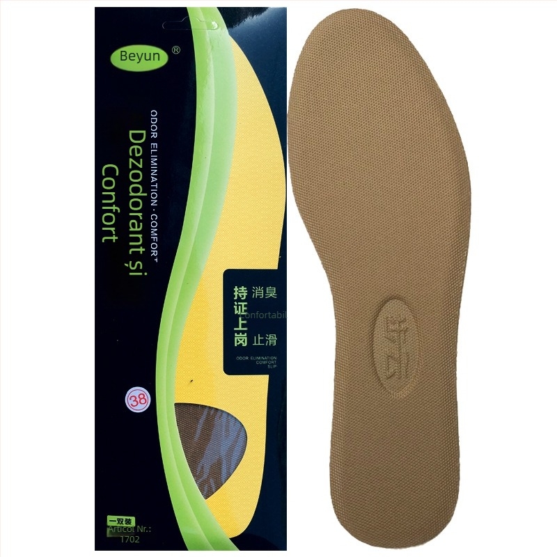 Tălpi pentru pantofi din piele – Deodorante, Spumă poliuretanică respirabilă, Antiderapante, Pentru vară