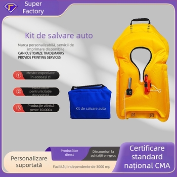 Totoro Kit de supraviețuire auto — vestă de salvare cu plutabilitate înaltă, pentru adulți și copii, stil umăr, portabil