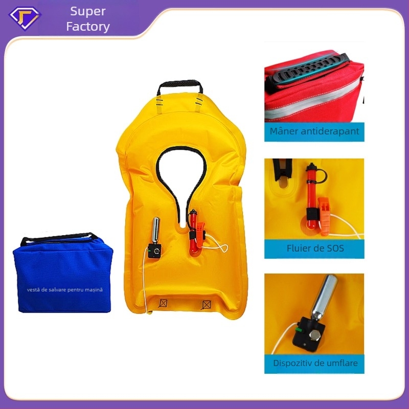 Totoro Kit de supraviețuire auto — vestă de salvare cu plutabilitate înaltă, pentru adulți și copii, stil umăr, portabil