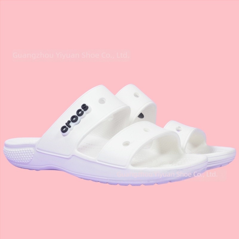 Sandale bărbați Cross cu două curele, slip-on – partea superioară EVA și talpa EVA, respirante, impermeabile, antiderapante, pentru toate anotimpurile