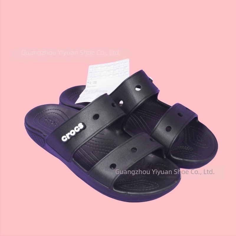 Sandale bărbați Cross cu două curele, slip-on – partea superioară EVA și talpa EVA, respirante, impermeabile, antiderapante, pentru toate anotimpurile