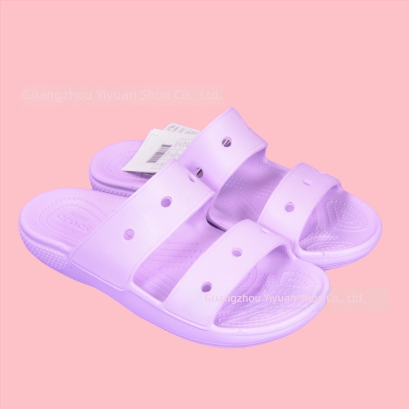 Sandale bărbați Cross cu două curele, slip-on – partea superioară EVA și talpa EVA, respirante, impermeabile, antiderapante, pentru toate anotimpurile