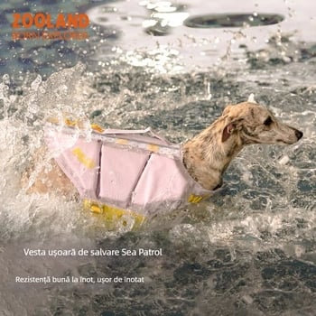 POPO vestă de flotabilitate pentru câini – poliester, îmbrăcăminte pentru animale de companie, origine Zhejiang