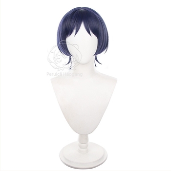 Perucă cosplay - Evidențieri, Fir rezistent la temperaturi înalte, Lungime scurtă (Vopsire cu temperatură înaltă nu este recomandată)