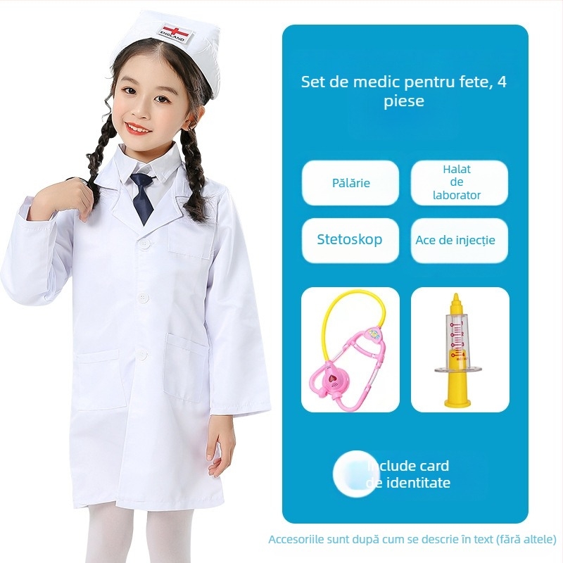 Costum de scenă pentru copii, stil coreean, unisex, poliester