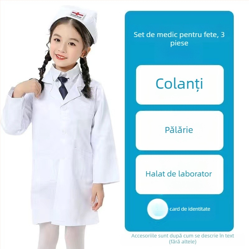 Costum de scenă pentru copii, stil coreean, unisex, poliester