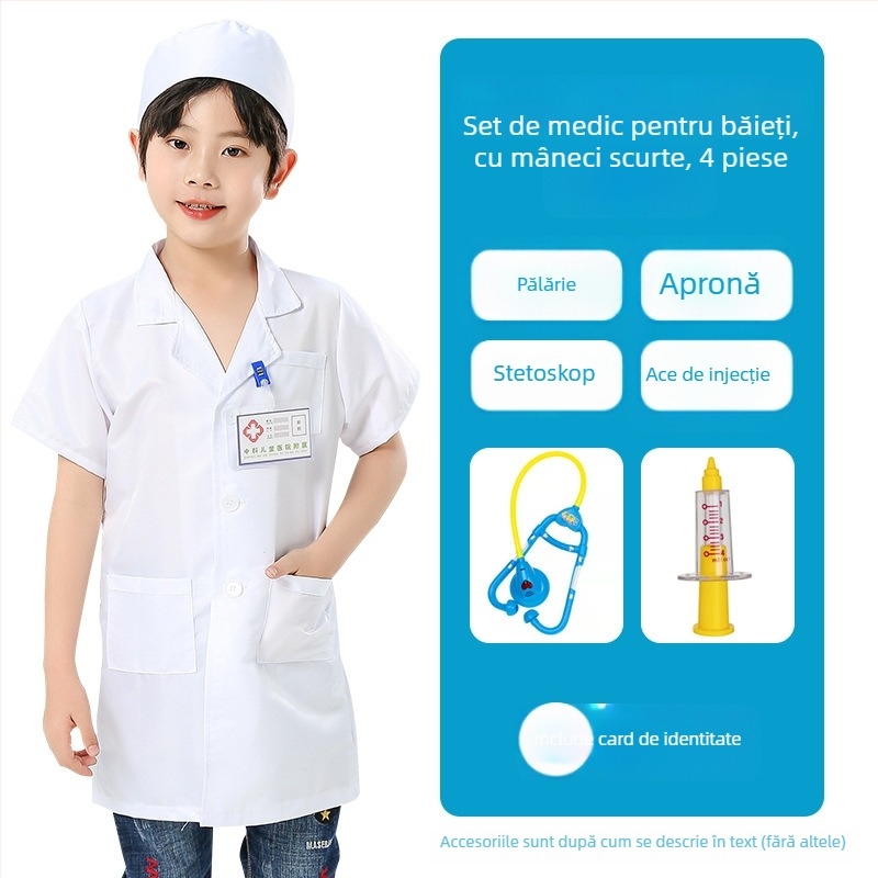 Costum de scenă pentru copii, stil coreean, unisex, poliester