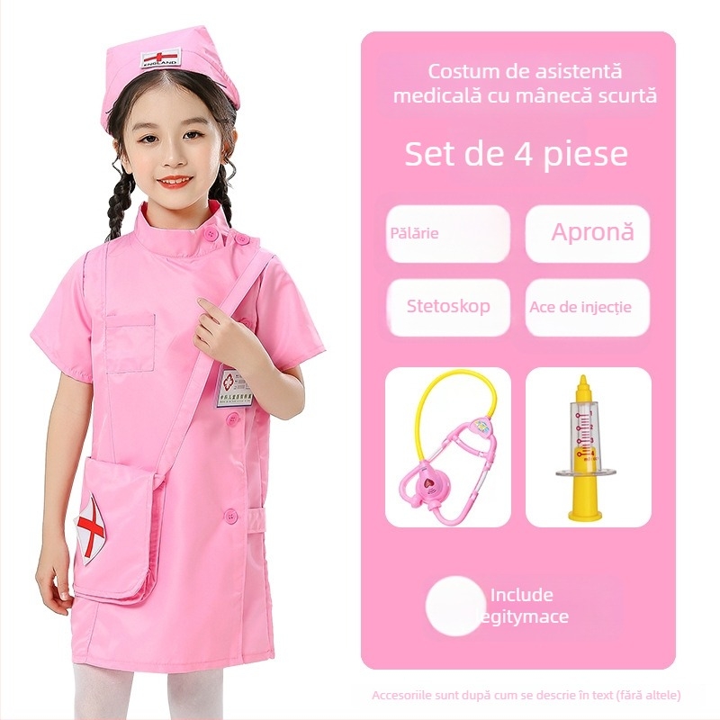 Costum de scenă pentru copii, stil coreean, unisex, poliester