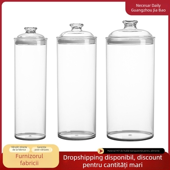 Borcan conservare, PET, formă rotundă, stil chinezesc, capacitate 3.1–4 L, marcă Gabo