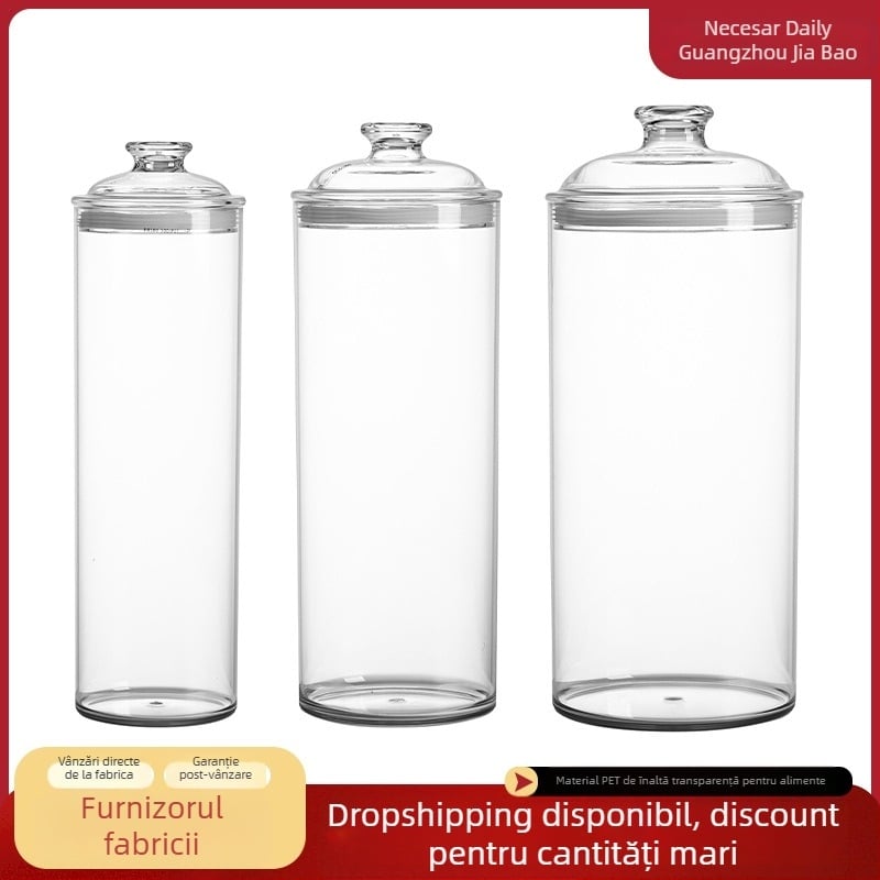 Borcan conservare, PET, formă rotundă, stil chinezesc, capacitate 3.1–4 L, marcă Gabo
