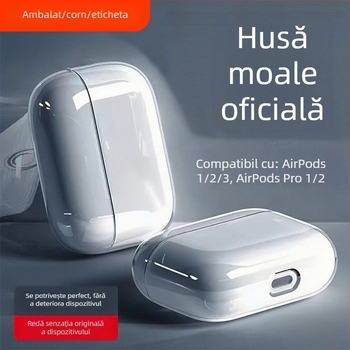 Husă de protecție AirPods — TPU, carcasă moale, turnare prin injecție pentru Apple AirPods