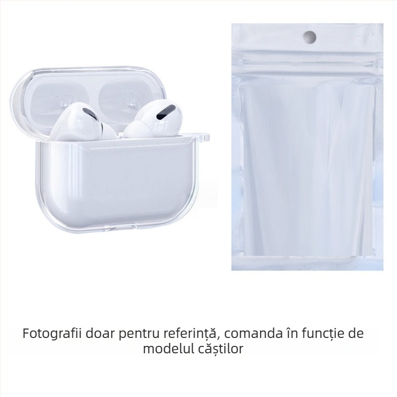 Husă de protecție AirPods — TPU, carcasă moale, turnare prin injecție pentru Apple AirPods
