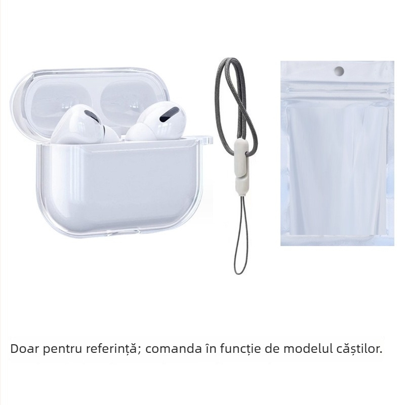 Husă de protecție AirPods — TPU, carcasă moale, turnare prin injecție pentru Apple AirPods