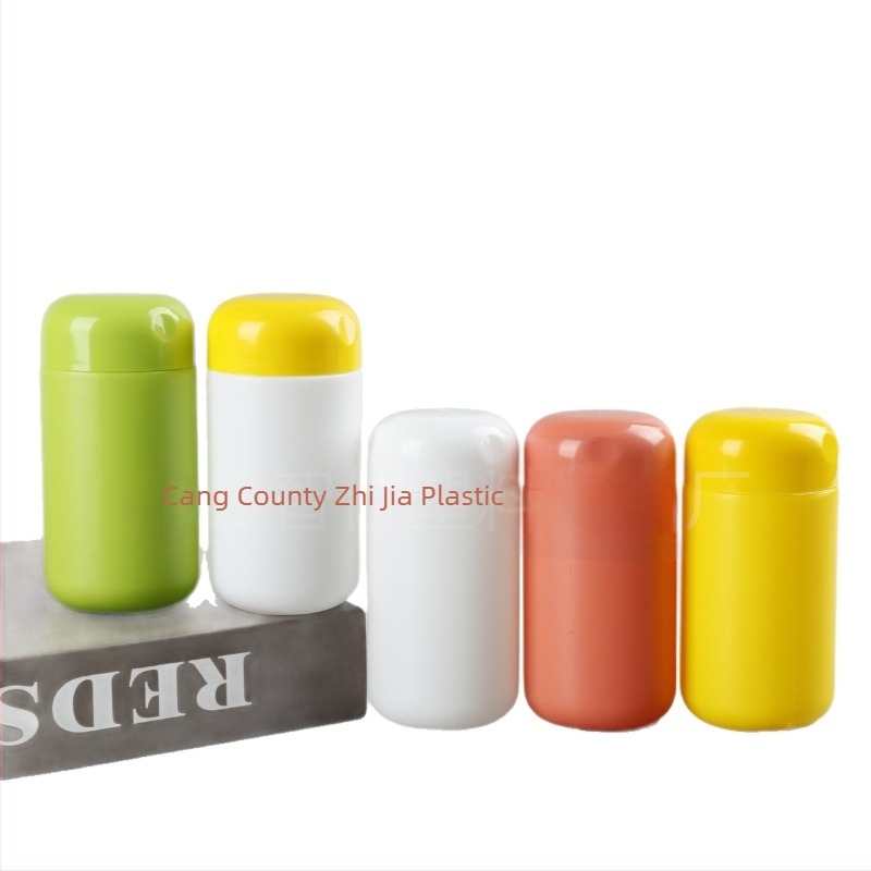 Cutie pentru praf din PE cu capac din plastic, ambalaj universal personalizabil