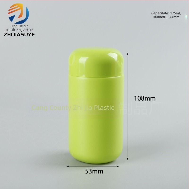 Cutie pentru praf din PE cu capac din plastic, ambalaj universal personalizabil