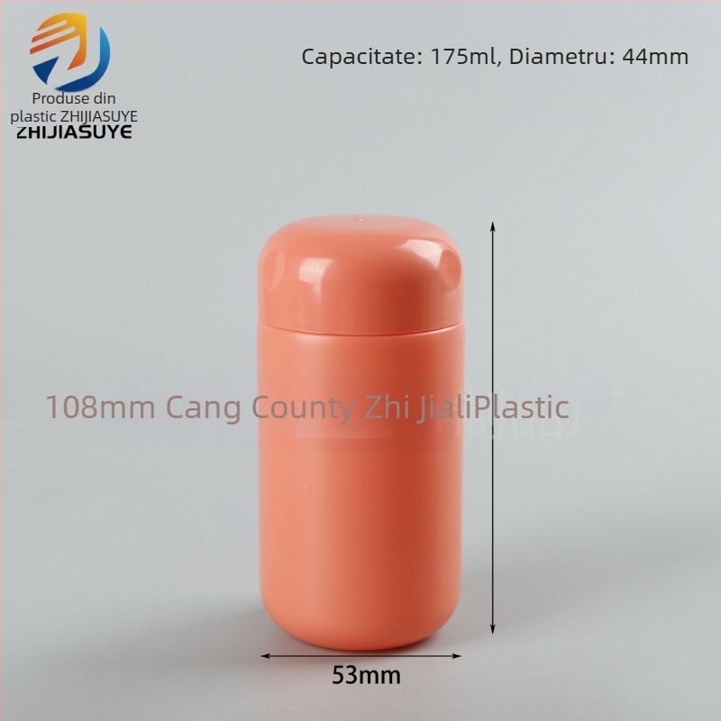 Cutie pentru praf din PE cu capac din plastic, ambalaj universal personalizabil