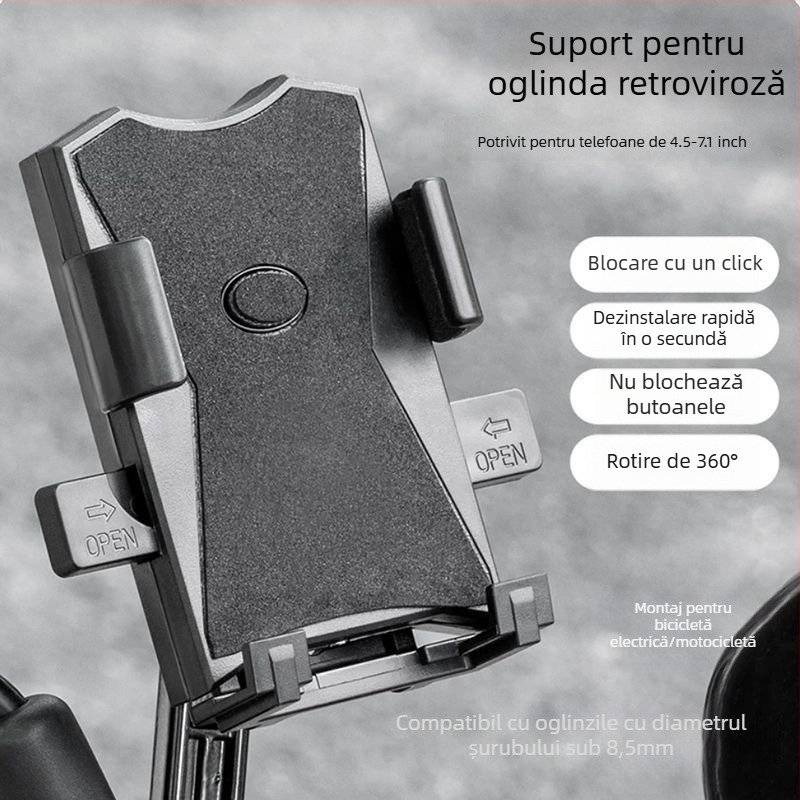 Suport pentru telefon auto din lemn, universal, scop general