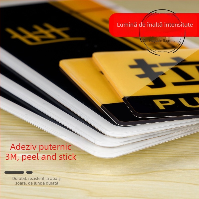 Beilong Semnalizare de incendiu din acrilic — buton de alarmă manual, personalizabil, semnal sonor și luminos