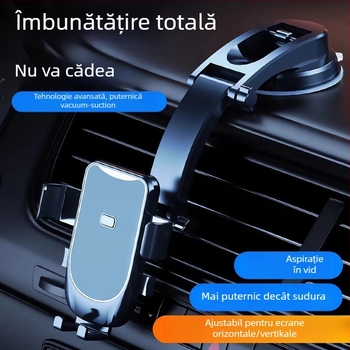 Suport auto pentru telefon cu ventuză pentru gură de aer – ABS, Modelul 001, Cod A-t5