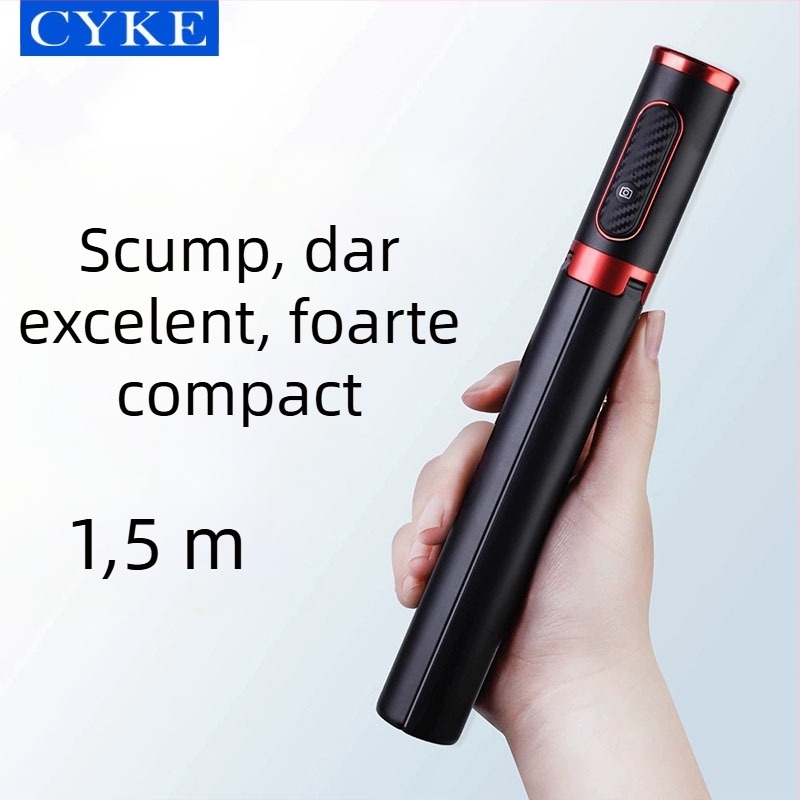 Cyke trepied Bluetooth pentru selfie, extins, suport compact pentru podea și birou pentru telefon NCC (Material: aliaj de aluminiu + ABS + PC; Bluetooth: Da; Telecomandă: Inclusă; Personalizare: Acceptată)