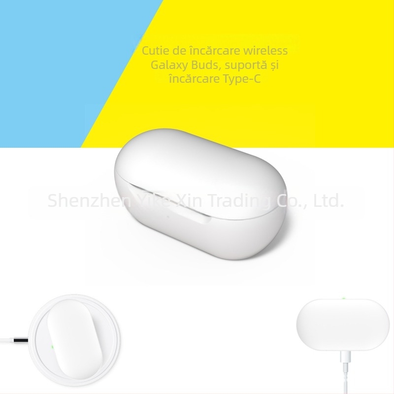 Carcasă de încărcare Samsung Galaxy Buds — Încărcare wireless, cablu de date inclus, Turnare prin injecție, Marcă YK
