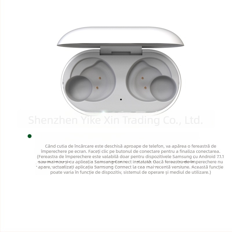 Carcasă de încărcare Samsung Galaxy Buds — Încărcare wireless, cablu de date inclus, Turnare prin injecție, Marcă YK
