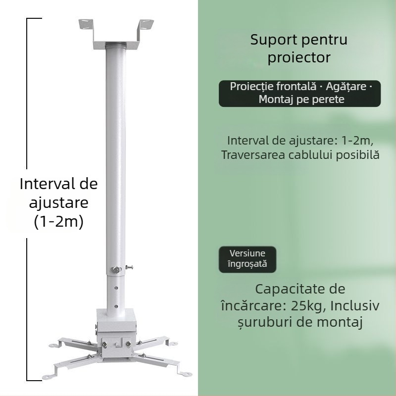 Suport universal pentru proiector pentru uz casnic — Multifuncțional, retractabil, fix, întărit, atârnat
