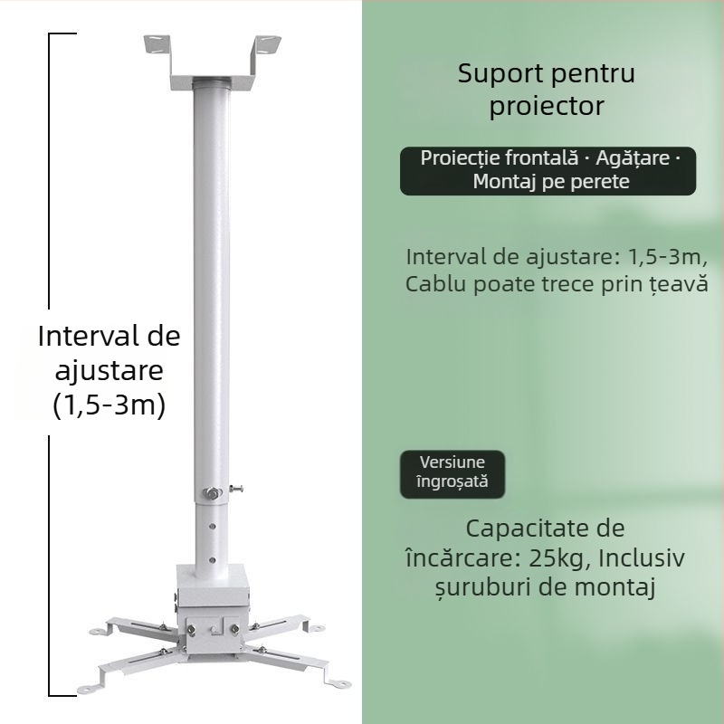 Suport universal pentru proiector pentru uz casnic — Multifuncțional, retractabil, fix, întărit, atârnat
