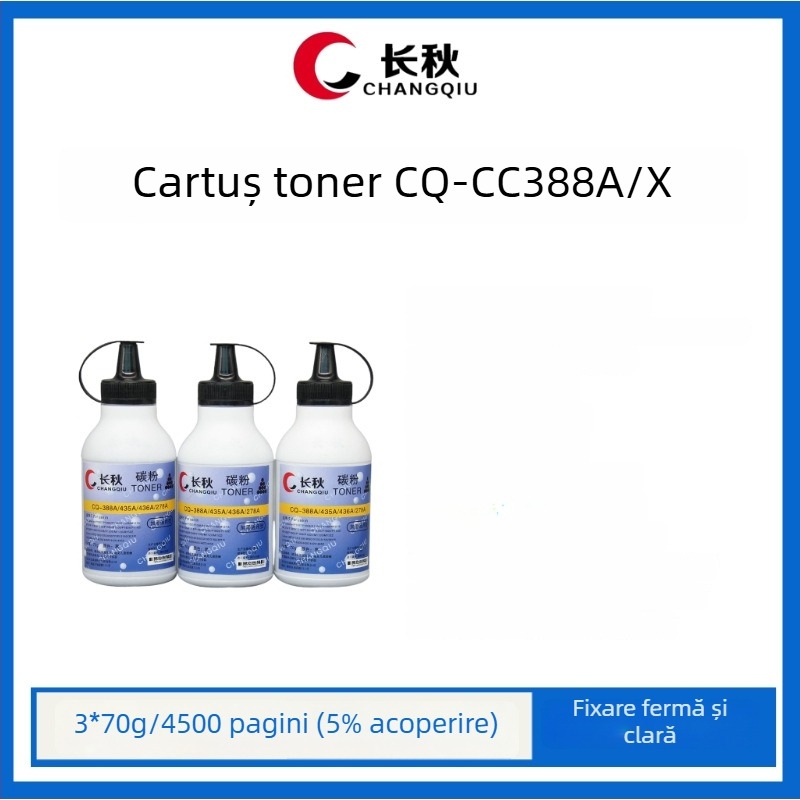 Long Autumn CC388XX toner pentru HP LaserJet M126a/M126nw, M1136, P1108 – 3.000 de pagini, capacitate mare, reîncărcabil, compatibil CC388A/CC388X