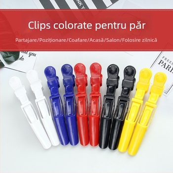 Clipuri de păr aligator, priză fără urme, clipsuri laterale pentru stilizare, clipsuri pentru breton stratificat, 6 buc.