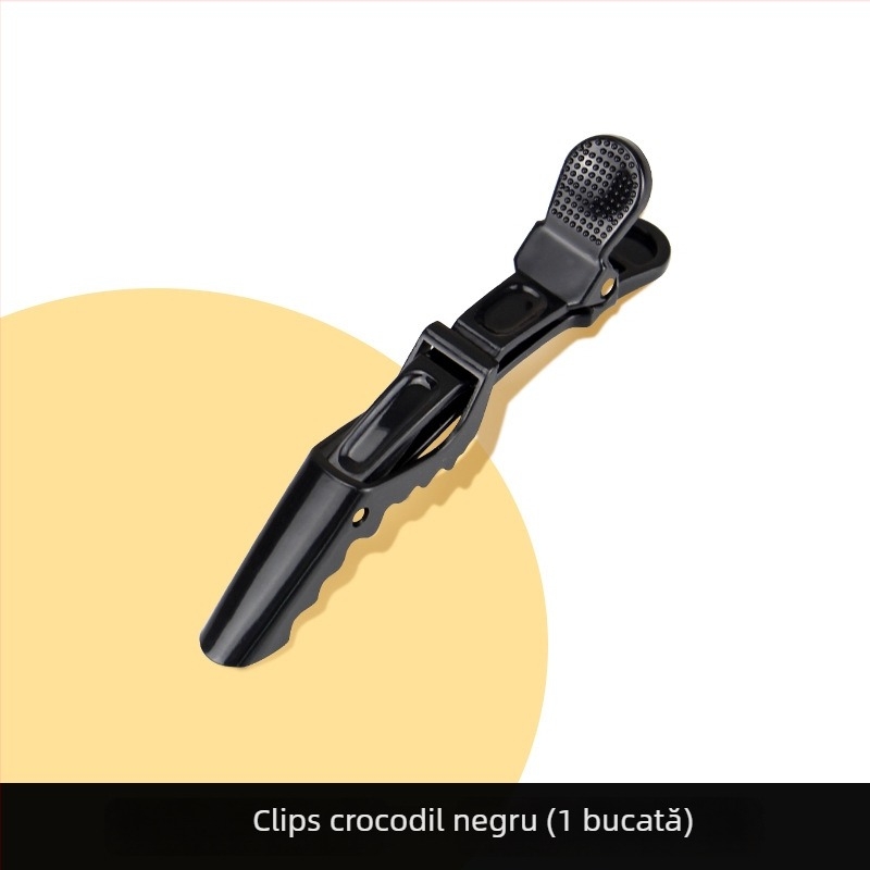 Clipuri de păr aligator, priză fără urme, clipsuri laterale pentru stilizare, clipsuri pentru breton stratificat, 6 buc.