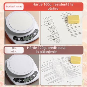 Caiet de schițe pentru pictură în ulei Four Seasons, model Sjnh-oil painting sketchbook, seria Oil painting sketchbook, 80 de coli, hârtie 80 g/m²