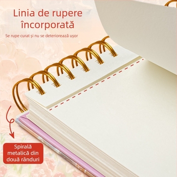 Caiet de schițe pentru pictură în ulei Four Seasons, model Sjnh-oil painting sketchbook, seria Oil painting sketchbook, 80 de coli, hârtie 80 g/m²