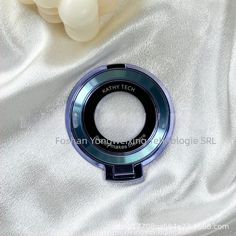 Suport pentru telefon cu clips adeziv cu cristale diamantate, prindere pentru inel, plastic Model 01, Seria 1, pentru exterior, personalizare disponibilă