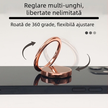 Suport pentru telefon cu inel, aliaj de zinc, HY9001, universal pentru telefoane
