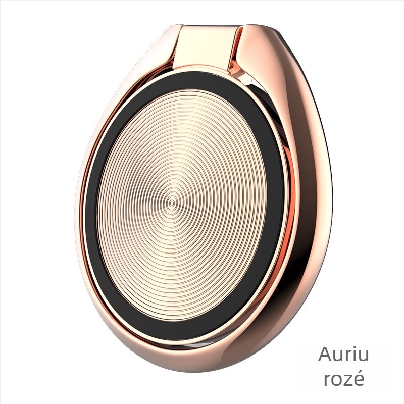Can suport magnetic pentru telefon cu inel metalic, aliaj de zinc, universal, rotire la 360°, compatibil cu Apple, Huawei, Xiaomi, Vivo, Oppo, personalizare logo disponibil