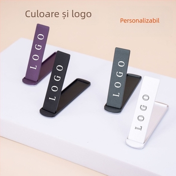 Addnew suport pentru telefon din aliaj de aluminiu – suport de birou universal, personalizare disponibilă, suport pentru inel