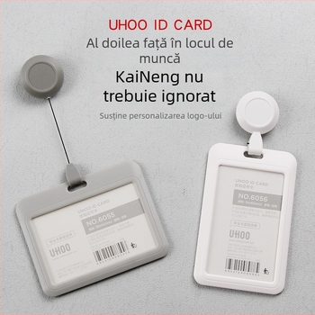 Suport retractabil pentru card de identificare pentru medici și asistente, clips pentru badge, din plastic, imprimare logo, personalizare