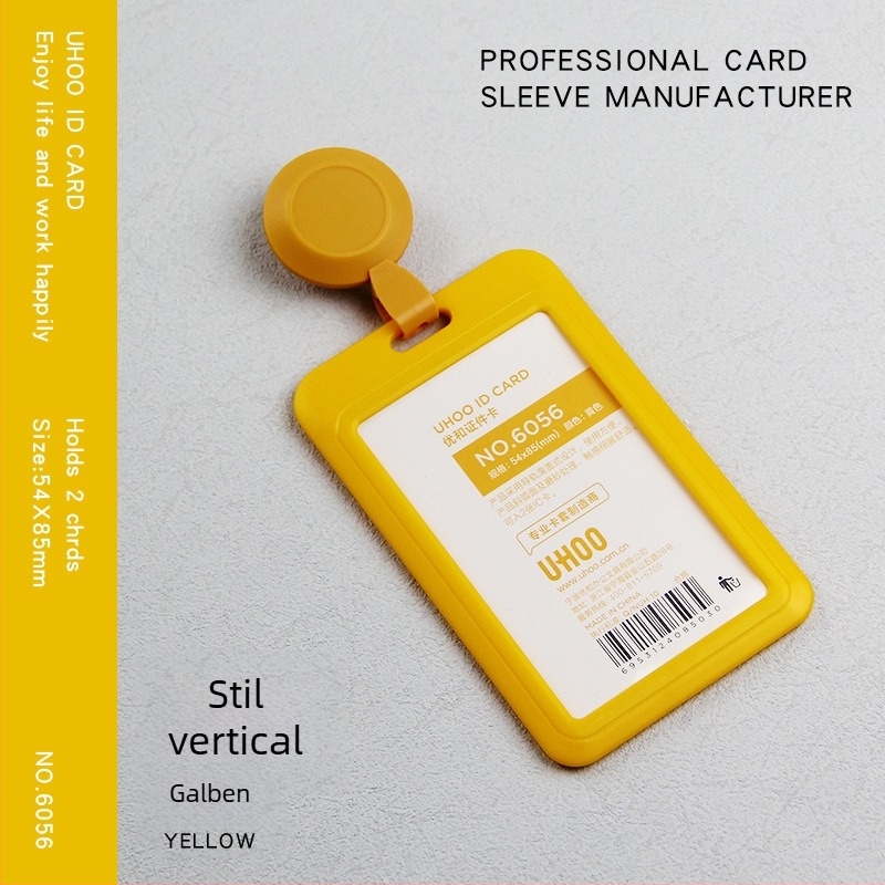 Suport retractabil pentru card de identificare pentru medici și asistente, clips pentru badge, din plastic, imprimare logo, personalizare