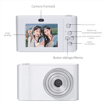 Cameră digitală cu senzor CMOS 1.0/1.7 inch, 24 MP+, zoom optic 8x, ecran LCD 2.3 inch, USB 3.0