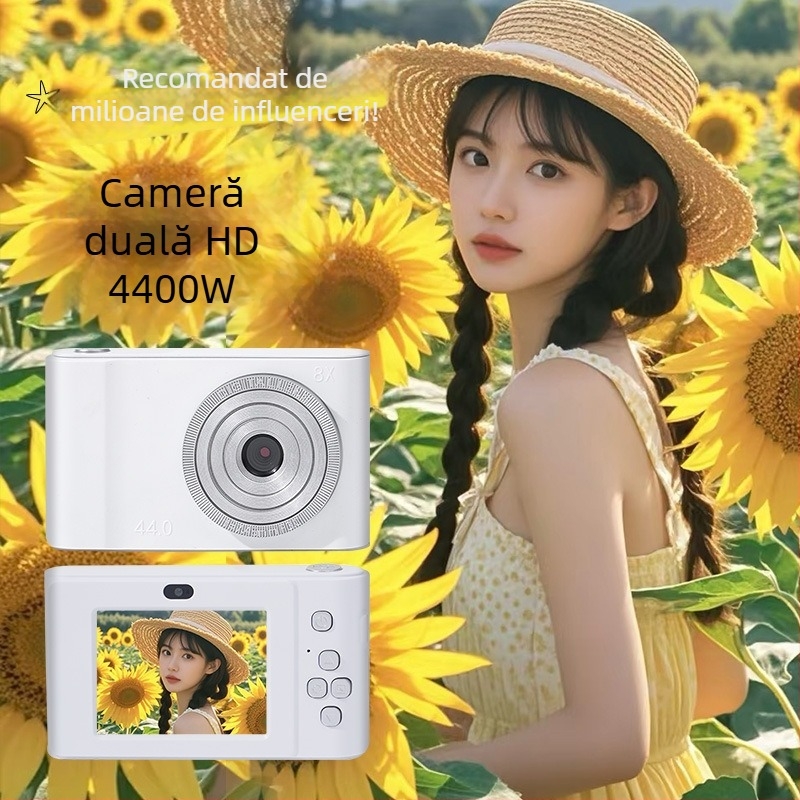 Cameră digitală cu senzor CMOS 1.0/1.7 inch, 24 MP+, zoom optic 8x, ecran LCD 2.3 inch, USB 3.0