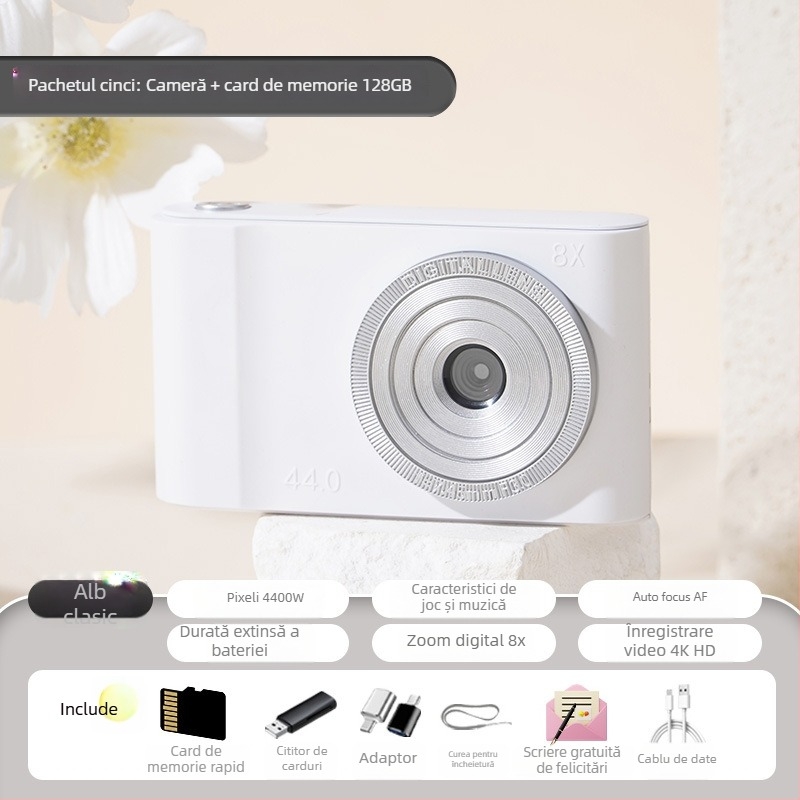 Cameră digitală cu senzor CMOS 1.0/1.7 inch, 24 MP+, zoom optic 8x, ecran LCD 2.3 inch, USB 3.0