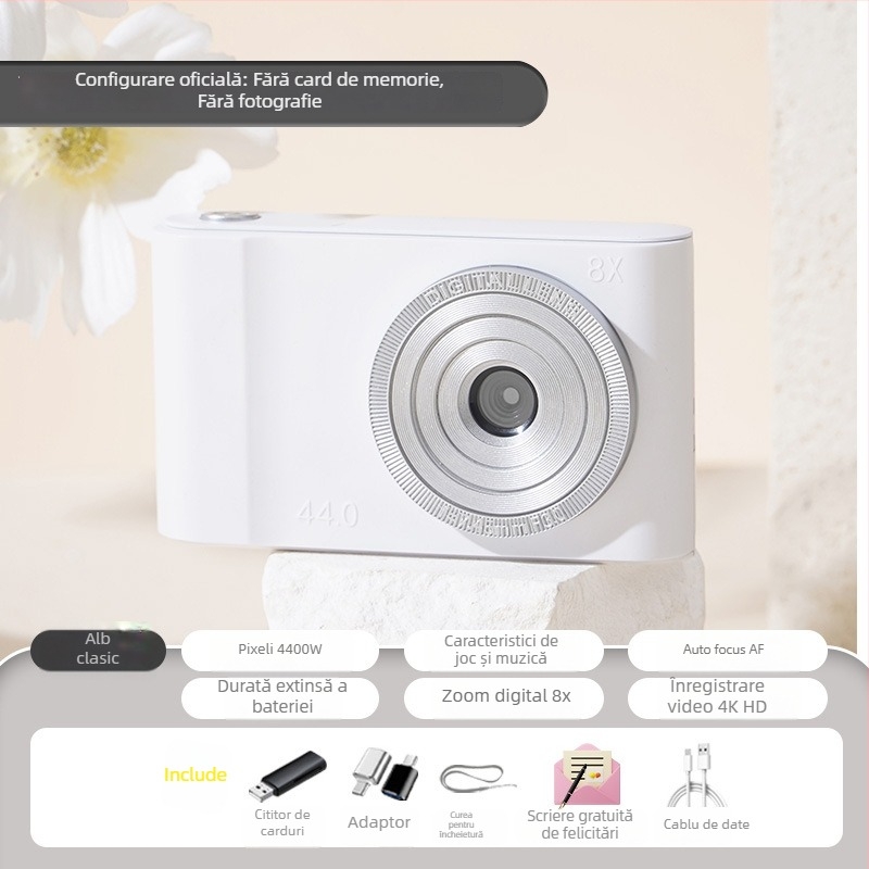 Cameră digitală cu senzor CMOS 1.0/1.7 inch, 24 MP+, zoom optic 8x, ecran LCD 2.3 inch, USB 3.0