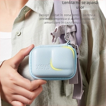 Carcasă dură PU pentru DJI Action 5 Pro și camera Action 4/3, model FD002, greutate 45 g