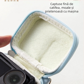 Carcasă dură PU pentru DJI Action 5 Pro și camera Action 4/3, model FD002, greutate 45 g