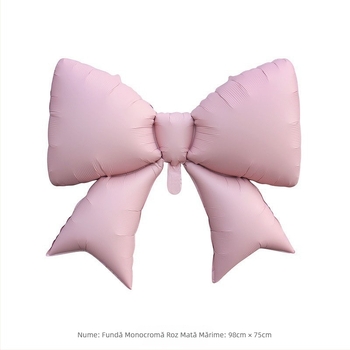 Balon roz cu funda din folie de aluminiu, 38 inch, decor pentru ziua de naștere și primul său an